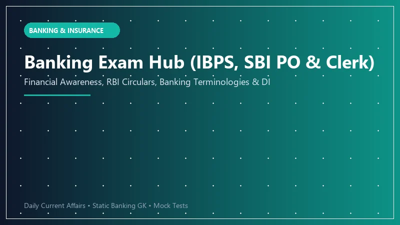 Banking Exam Preparation Blueprint
